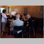 Patricia Jones talking with Ruth and Karen Eubank back of Luther aTrabox Grover Jackson.jpg